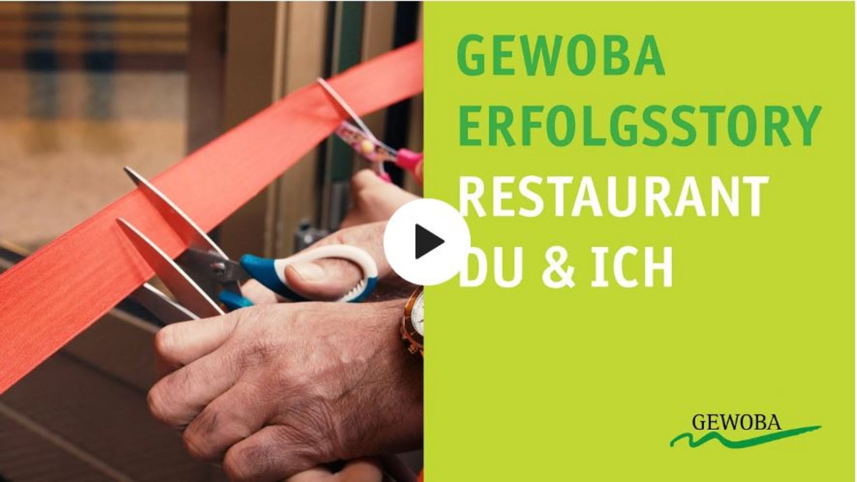 GEWOBA Erfolgsstory - Restaurant DU & ICH Teaser Video