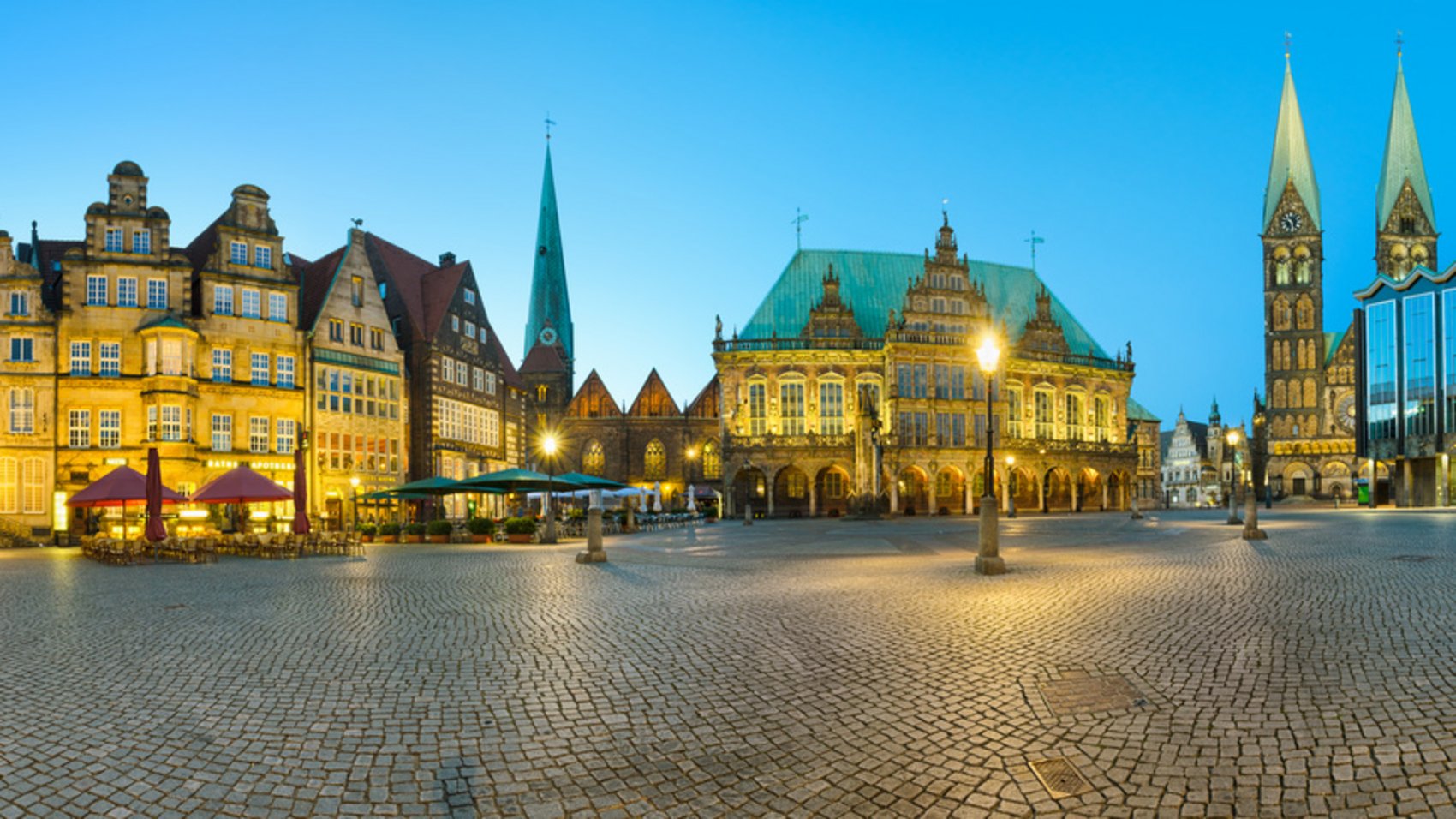 Bremen Marktplatz Panorama