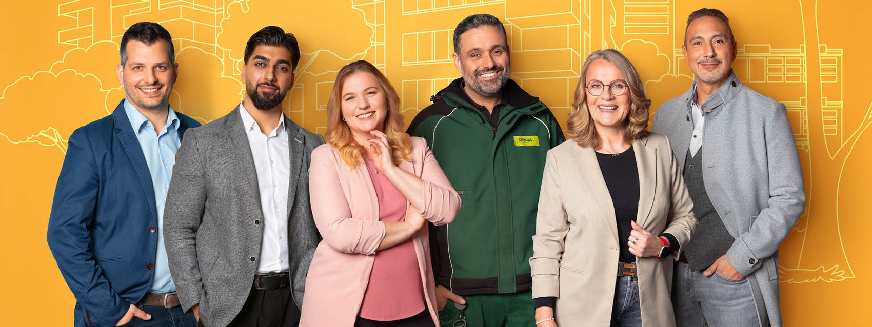 Mitarbeiter:innen von Gewoba