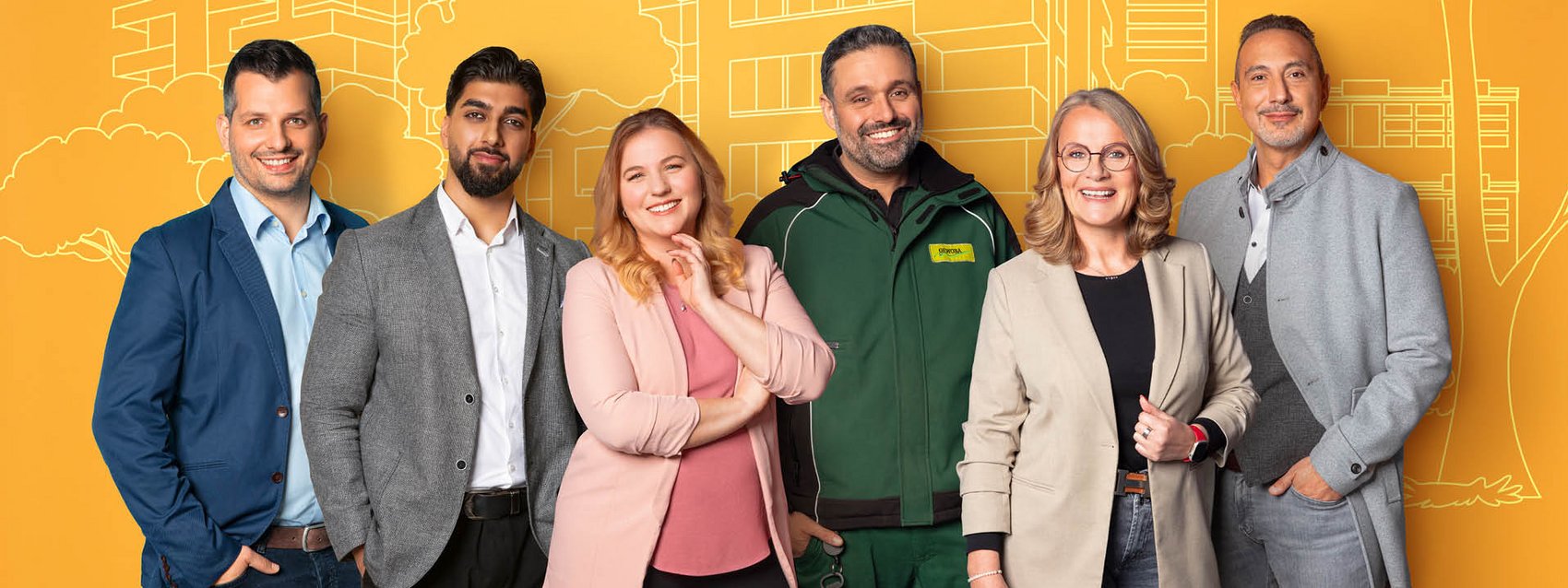 Mitarbeiter:innen von Gewoba