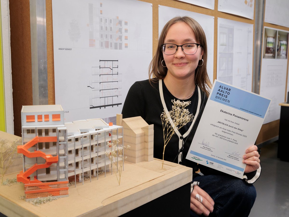 Ekatarina Ponamoreva gewinnt Alvar Aalto Preis Bremen 2025