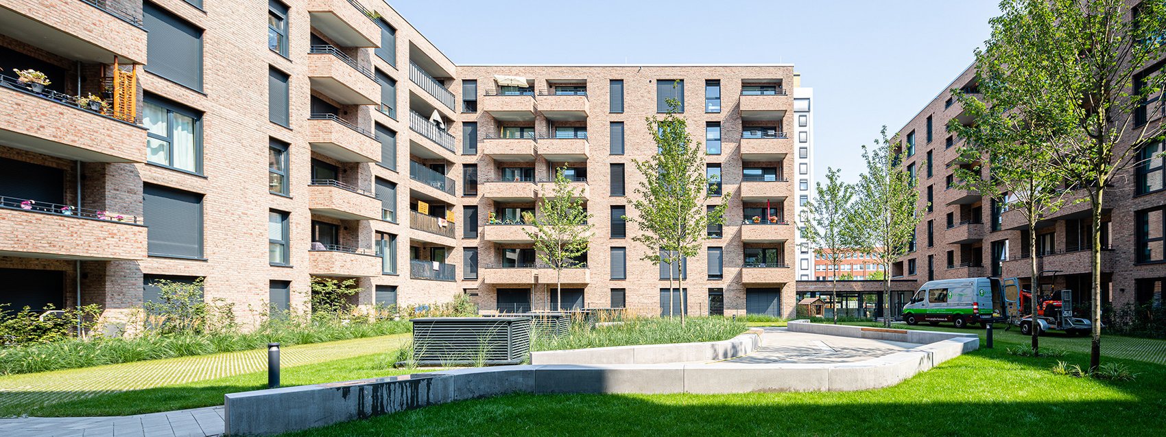 Gebäudekomplex Neubau